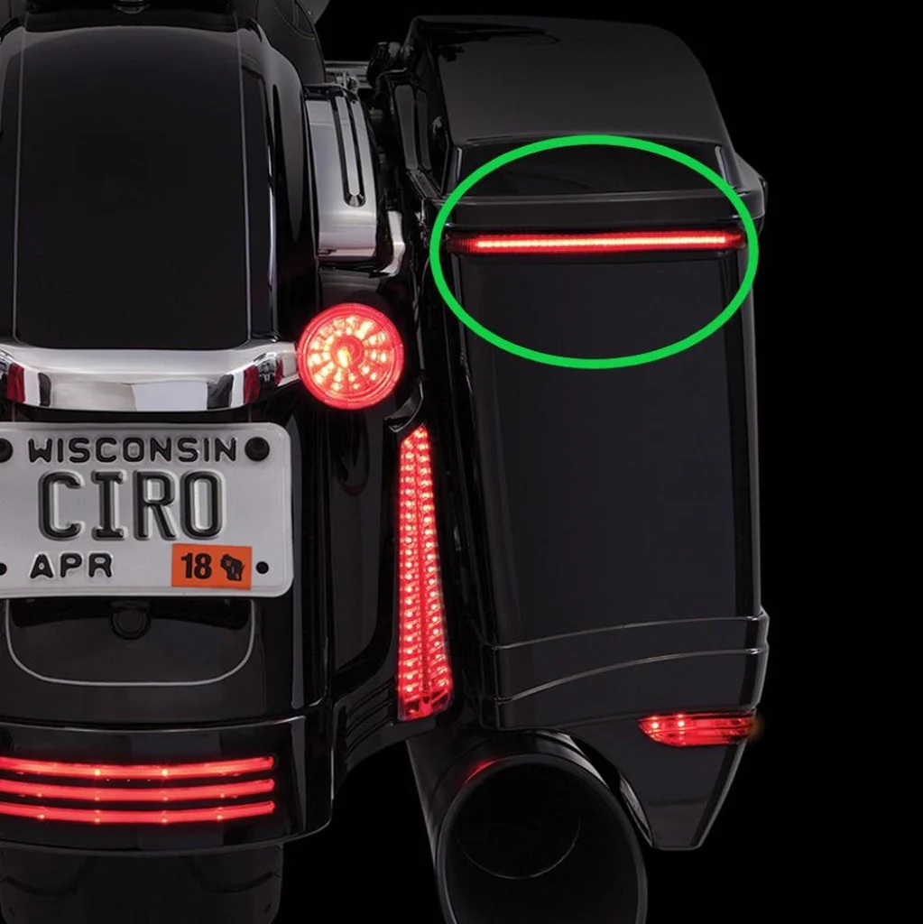 '97-'13 BAG BLADES® LED Lights with Sequential Amber Turn Signals - Image 3