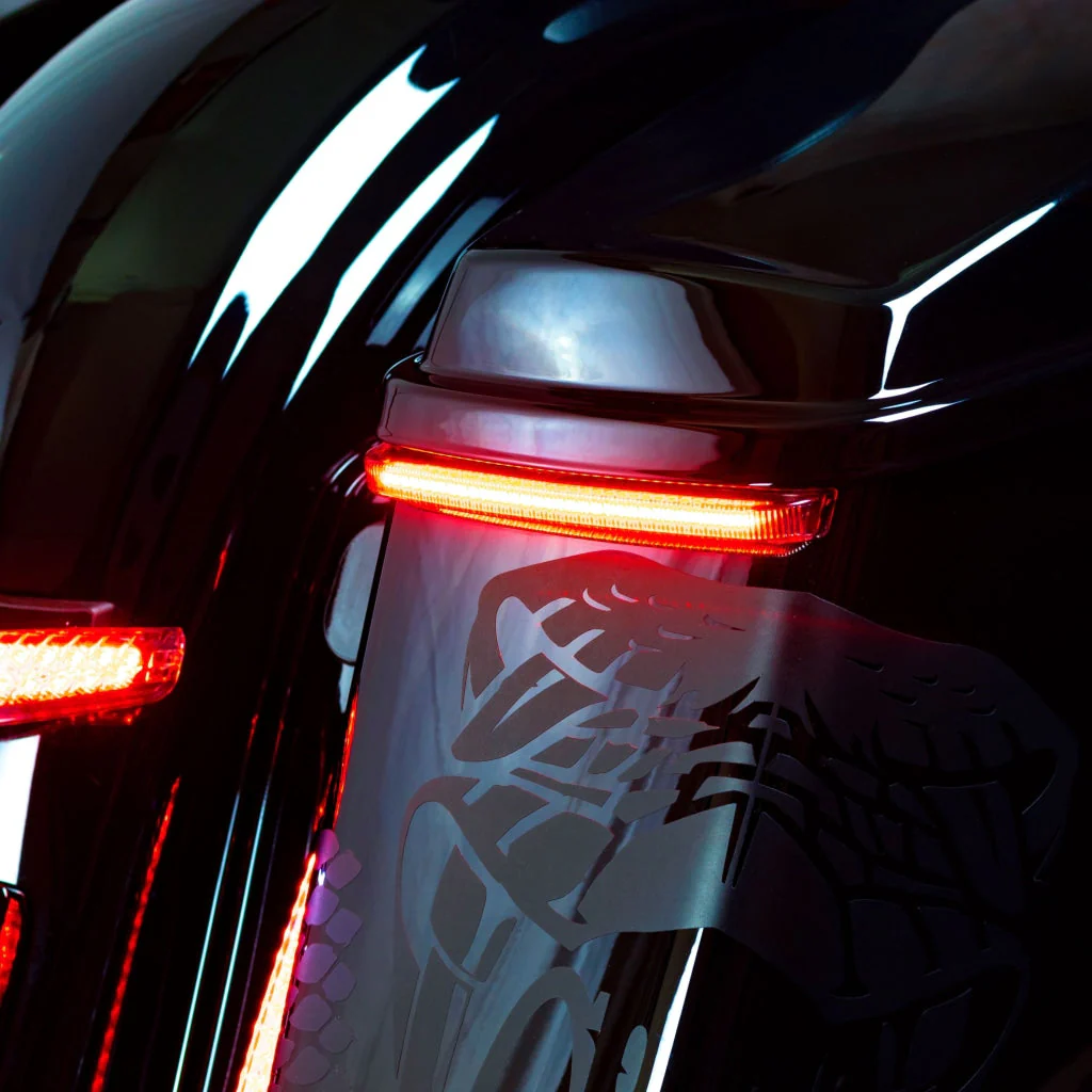 '97-'13 BAG BLADES® LED Lights with Sequential Red Turn Signals