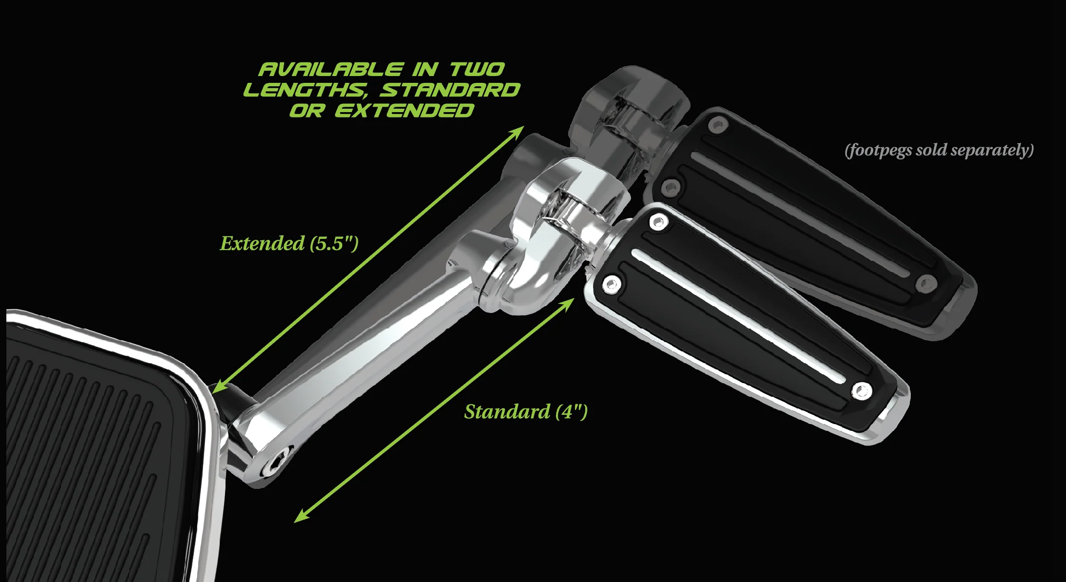 Frame Mounted Adjustable Highway Peg Mount Kit - Image 12