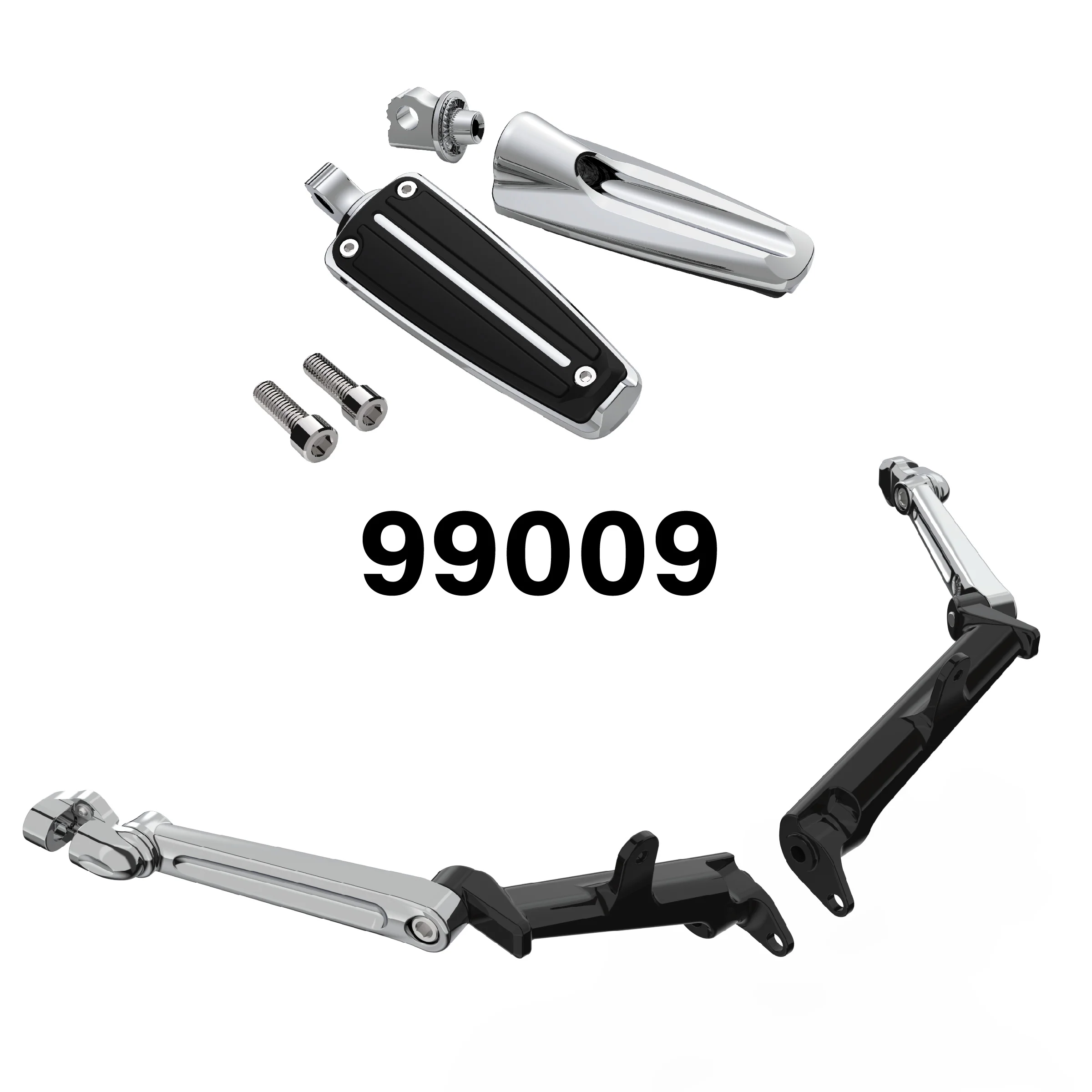 Frame Mounted Adjustable Highway Peg Mount Kit - Image 25