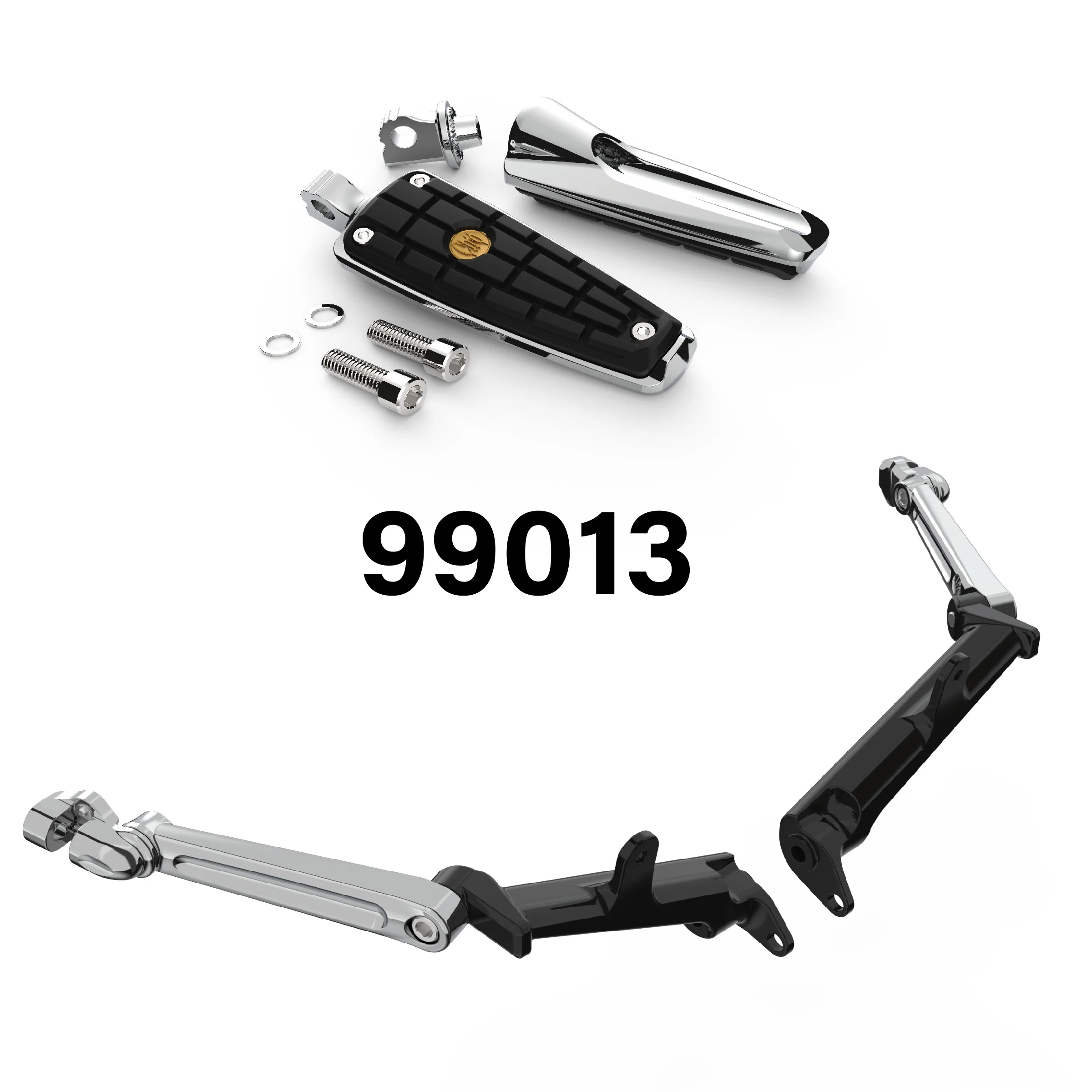 Frame Mounted Adjustable Highway Peg Mount Kit - Image 28