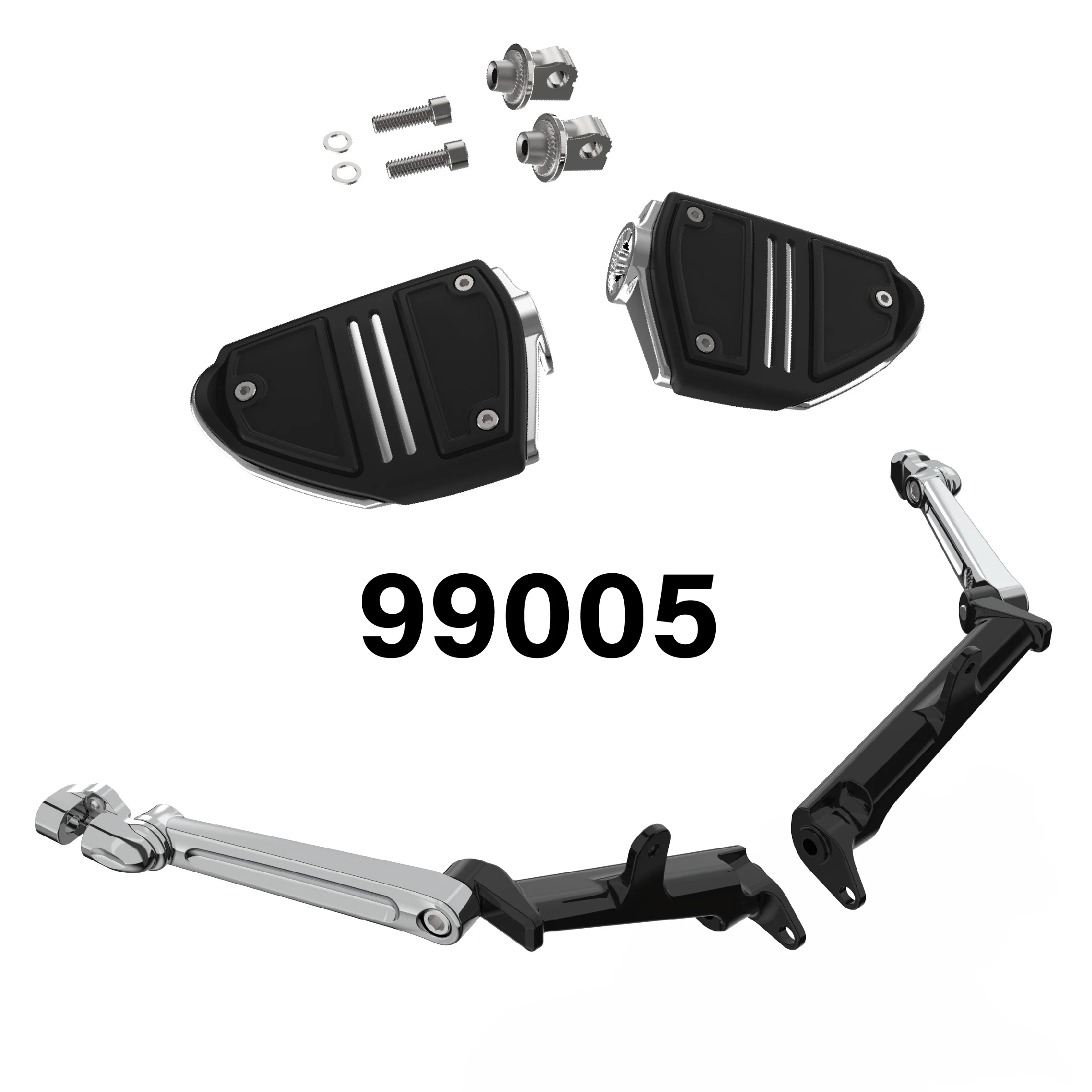 Frame Mounted Adjustable Highway Peg Mount Kit - Image 36