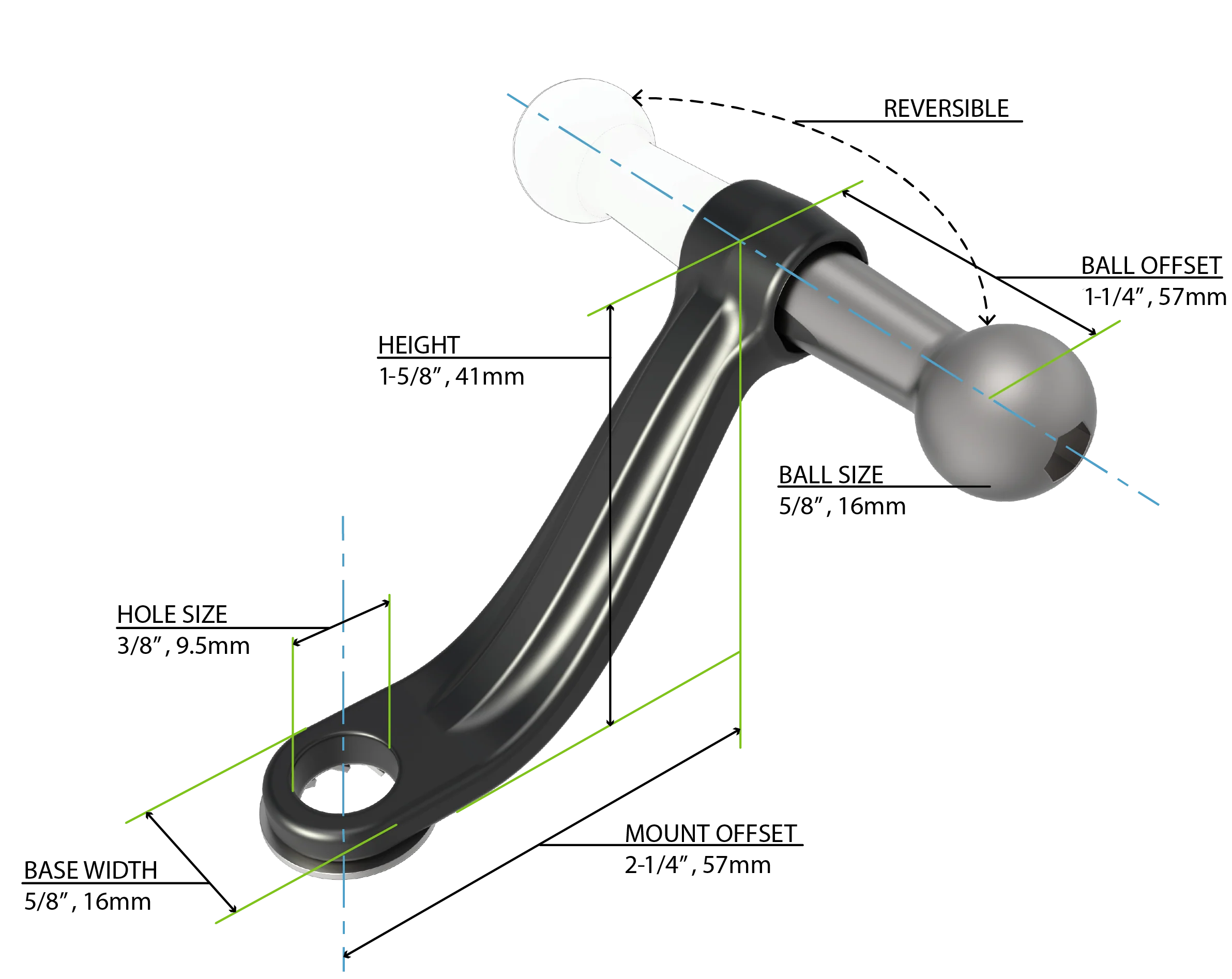 GEN 2 Ball Mirror Mount - Image 4