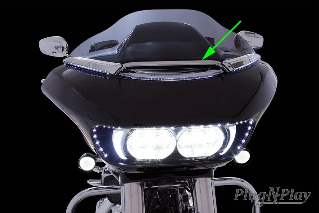 Center Windshield Trim For Road Glide - Image 5
