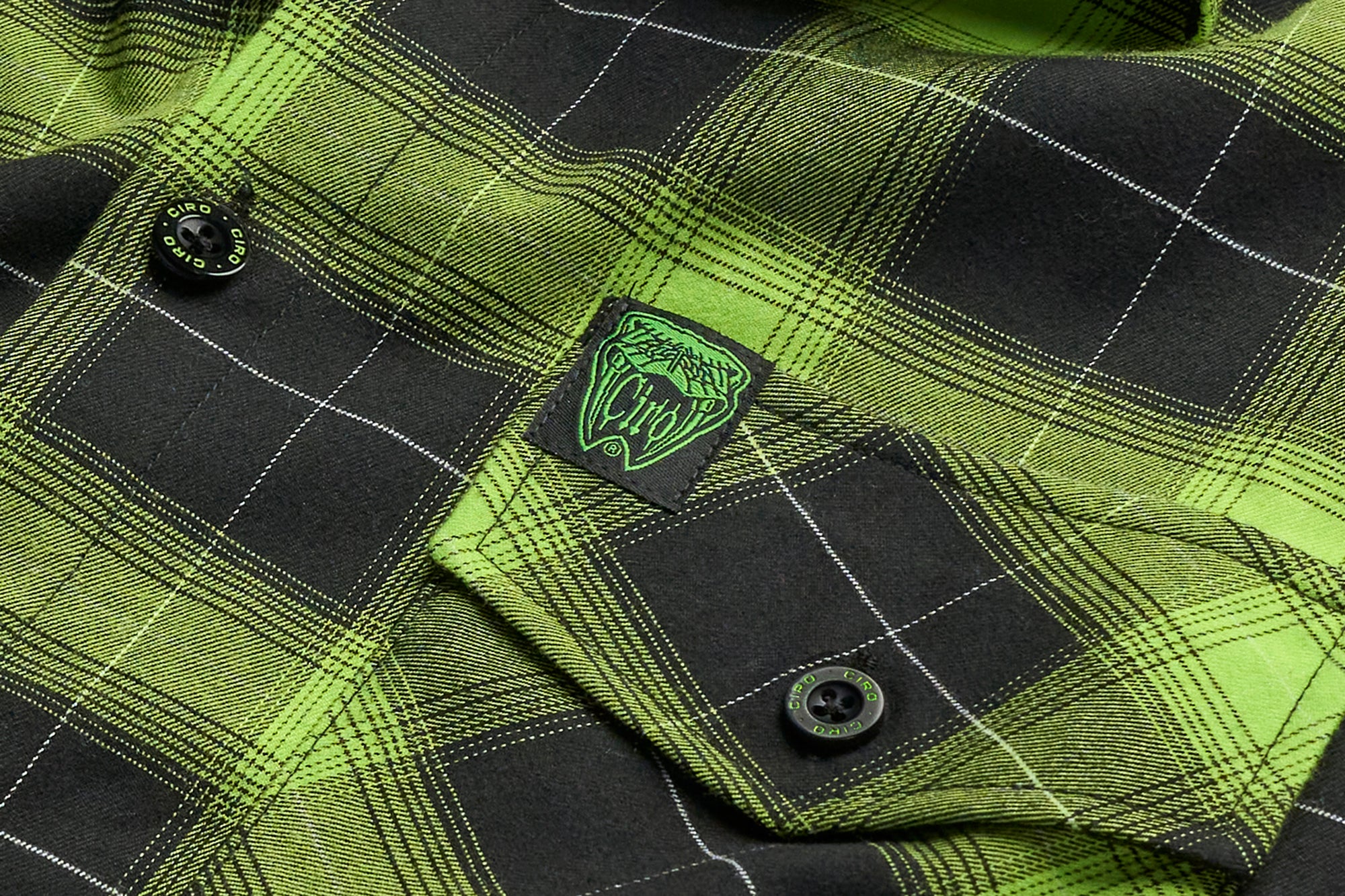 Ciro Lime Green Flannel - Image 5