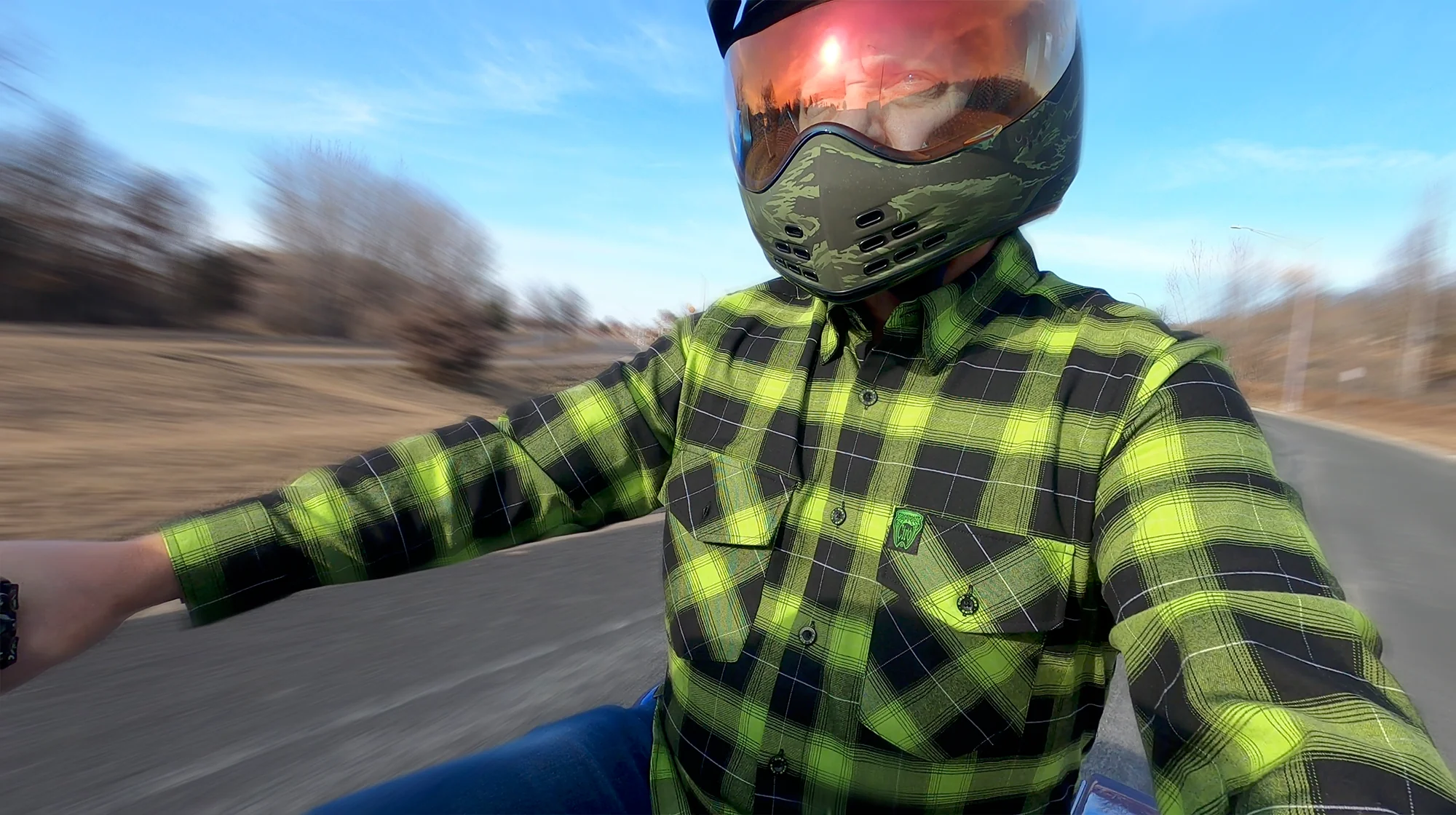 Ciro Lime Green Flannel - Image 7