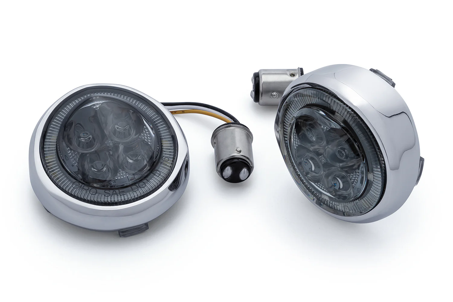 Fang® White Halo Front Signal Light Inserts With Bezel (Dual Circuit) - Image 11