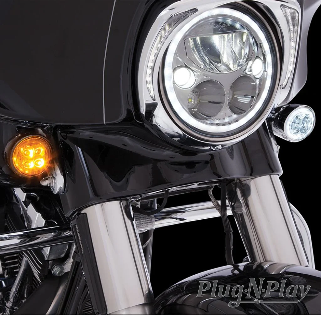Fang® White Halo Front Signal Light Inserts With Bezel (Dual Circuit) - Image 5