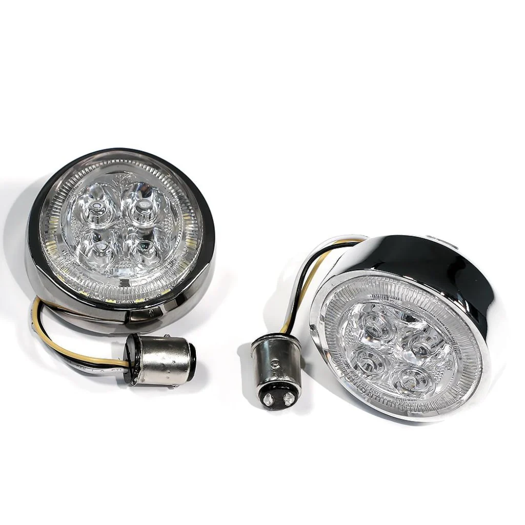 Fang® White Halo Front Signal Light Inserts With Bezel (Dual Circuit) - Image 6
