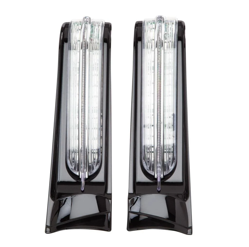 Filler Panel Lights for Ultra and Road King with AMBER Turn Signals - Image 6