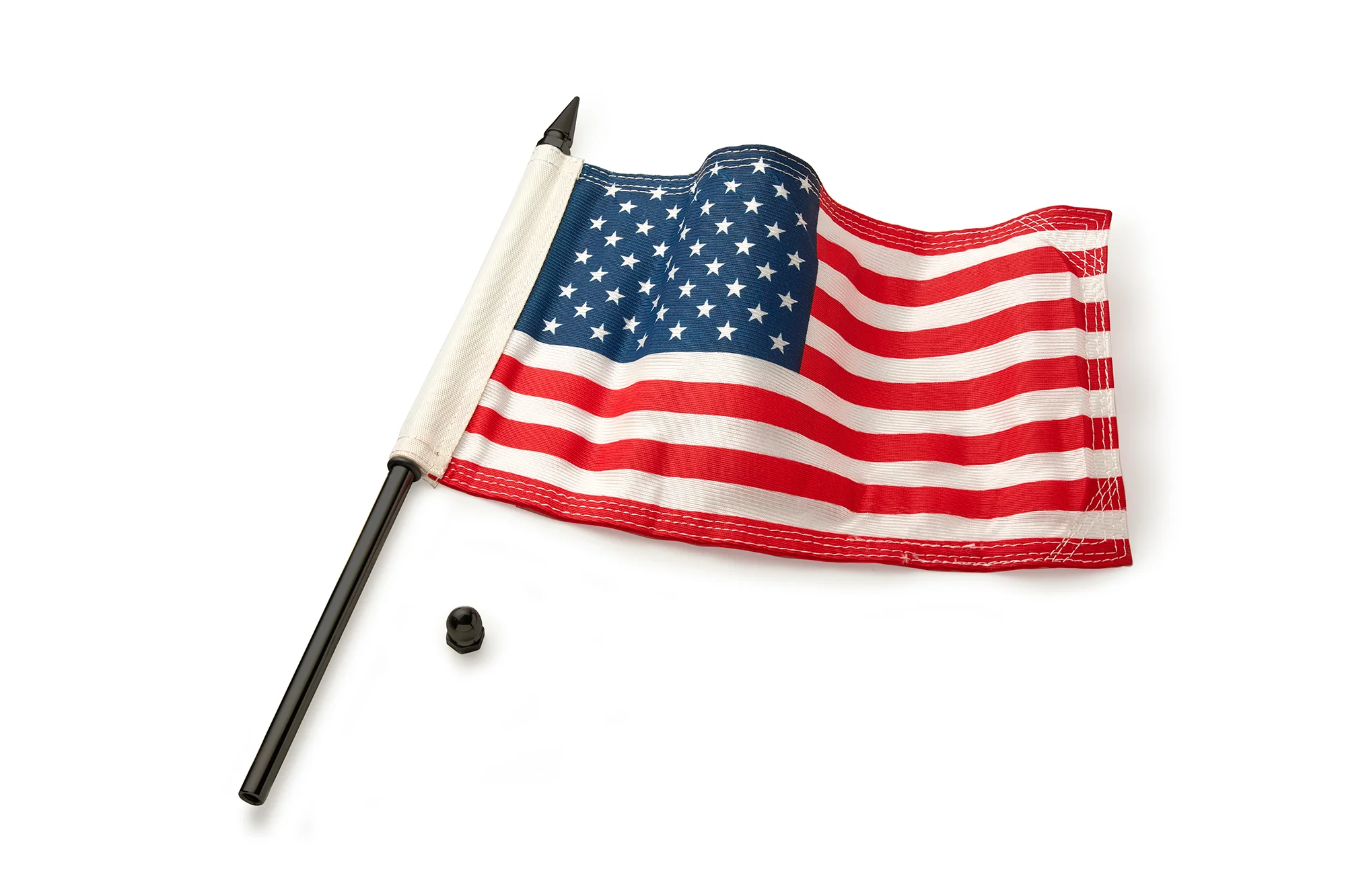 Un-Lit Flag Pole with American Flag - Image 3