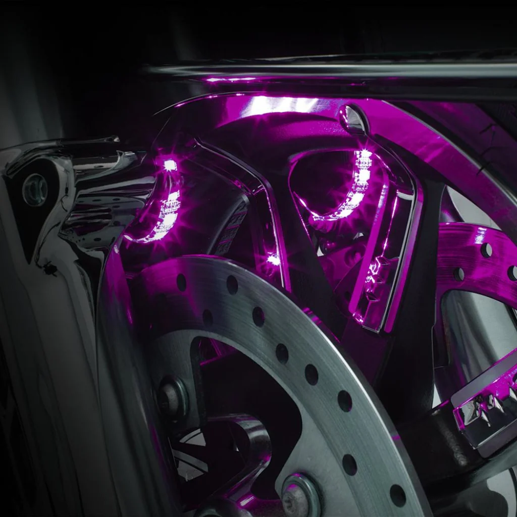 Shock & Awe® / Fork Mounted Illuminators 2.0 for H-D Touring - Image 4