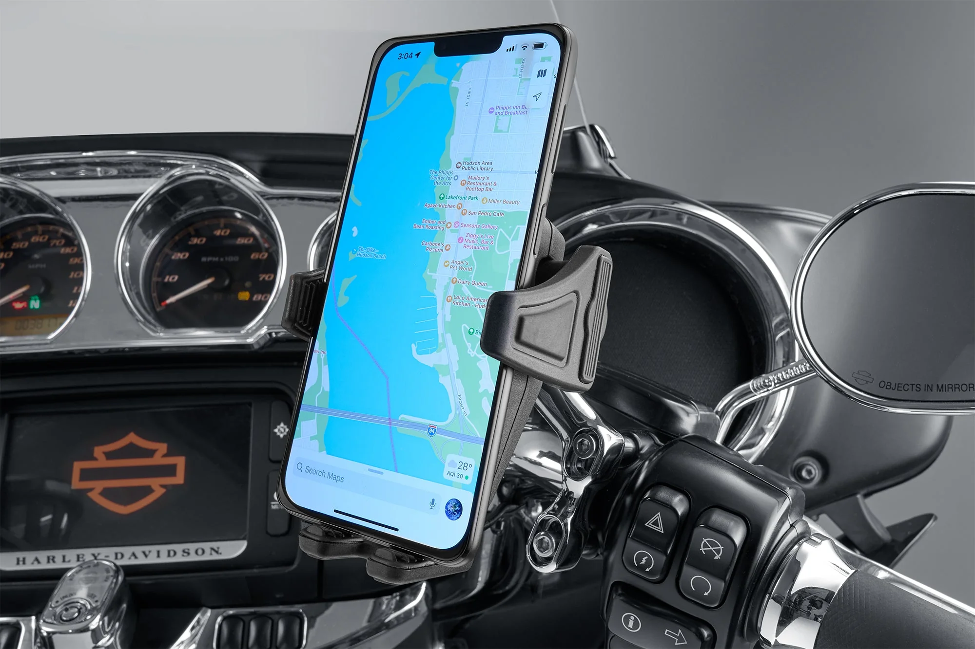 GEN 2 Cybercharger Phone Holder with Offset Perch Mount for Indian Pursuit - Image 6