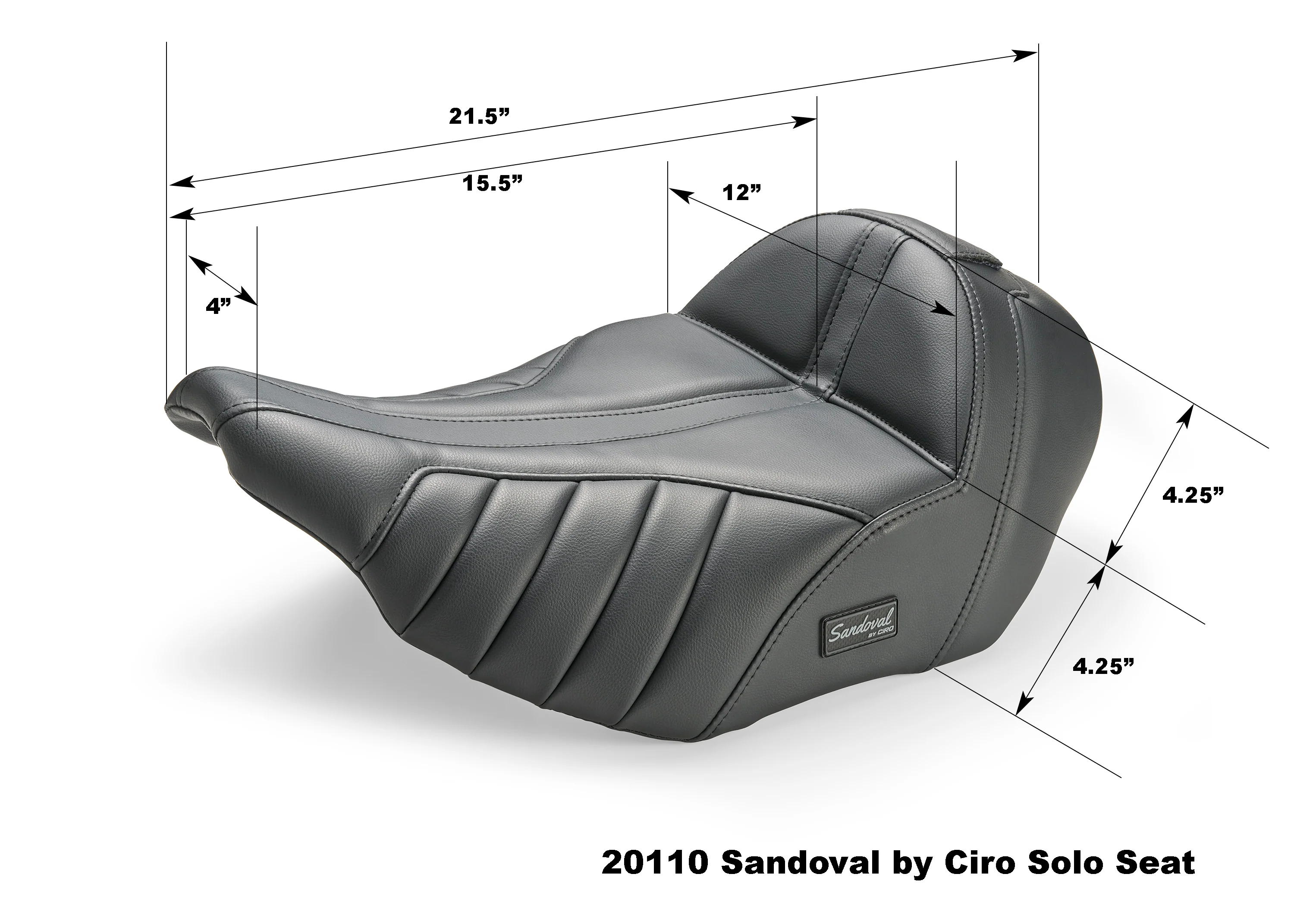 Sandoval Driver Seat by Ciro / '23.5-up H-D Touring - Image 7