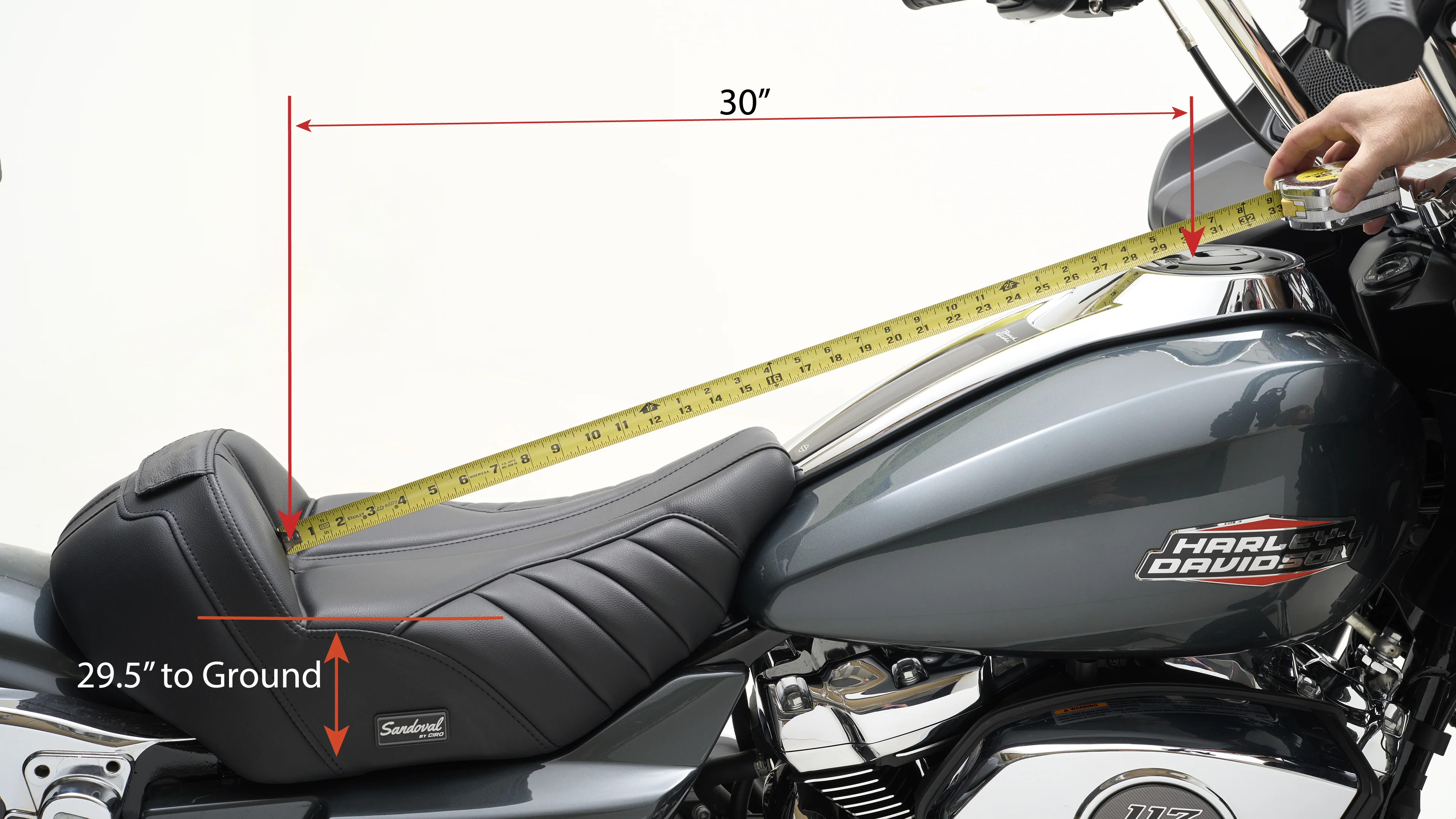 Sandoval Driver Seat by Ciro / '23.5-up H-D Touring - Image 8