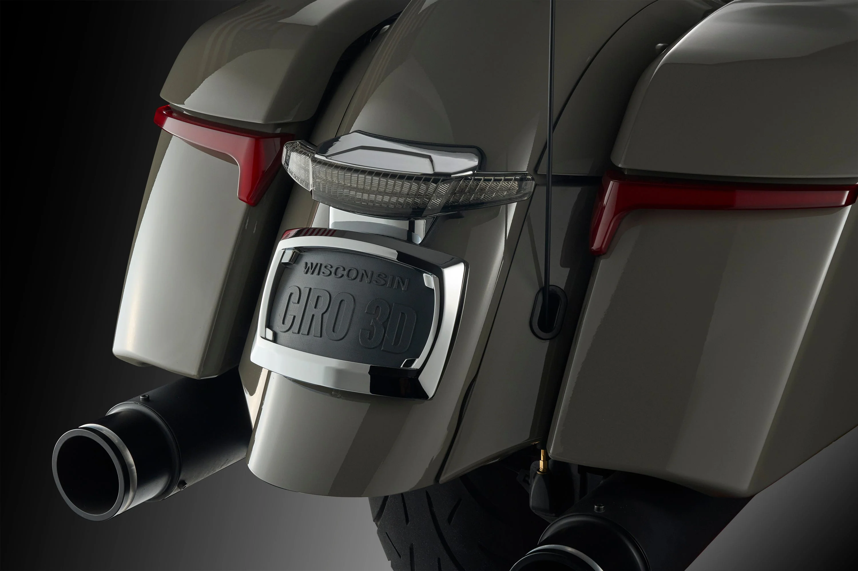 Latitude Tail Light & Plate Mount + Lightstrike® for Indian - COMING SOON - Image 2