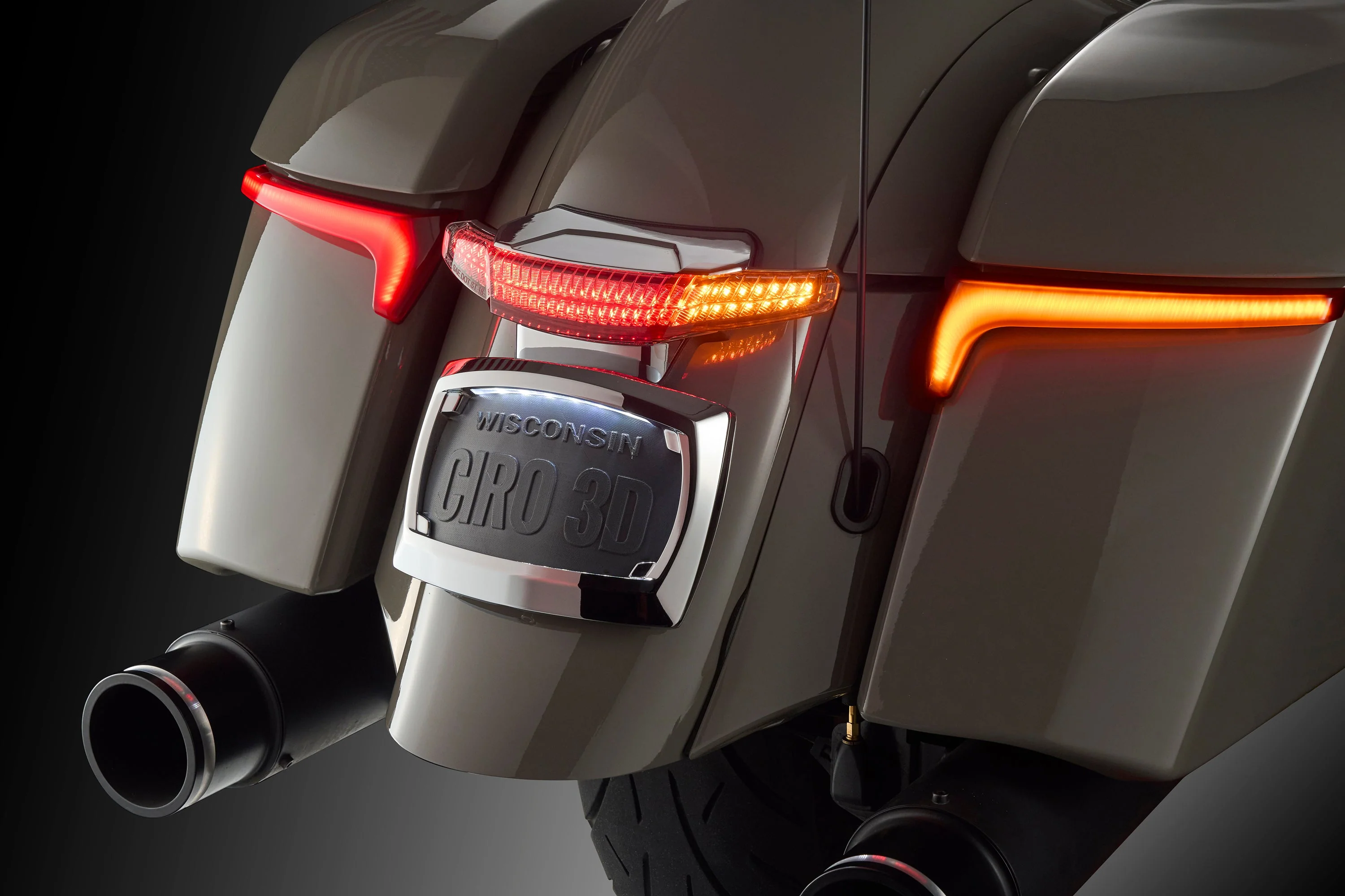 Latitude Tail Light & Plate Mount + Lightstrike® for Indian - COMING SOON - Image 3