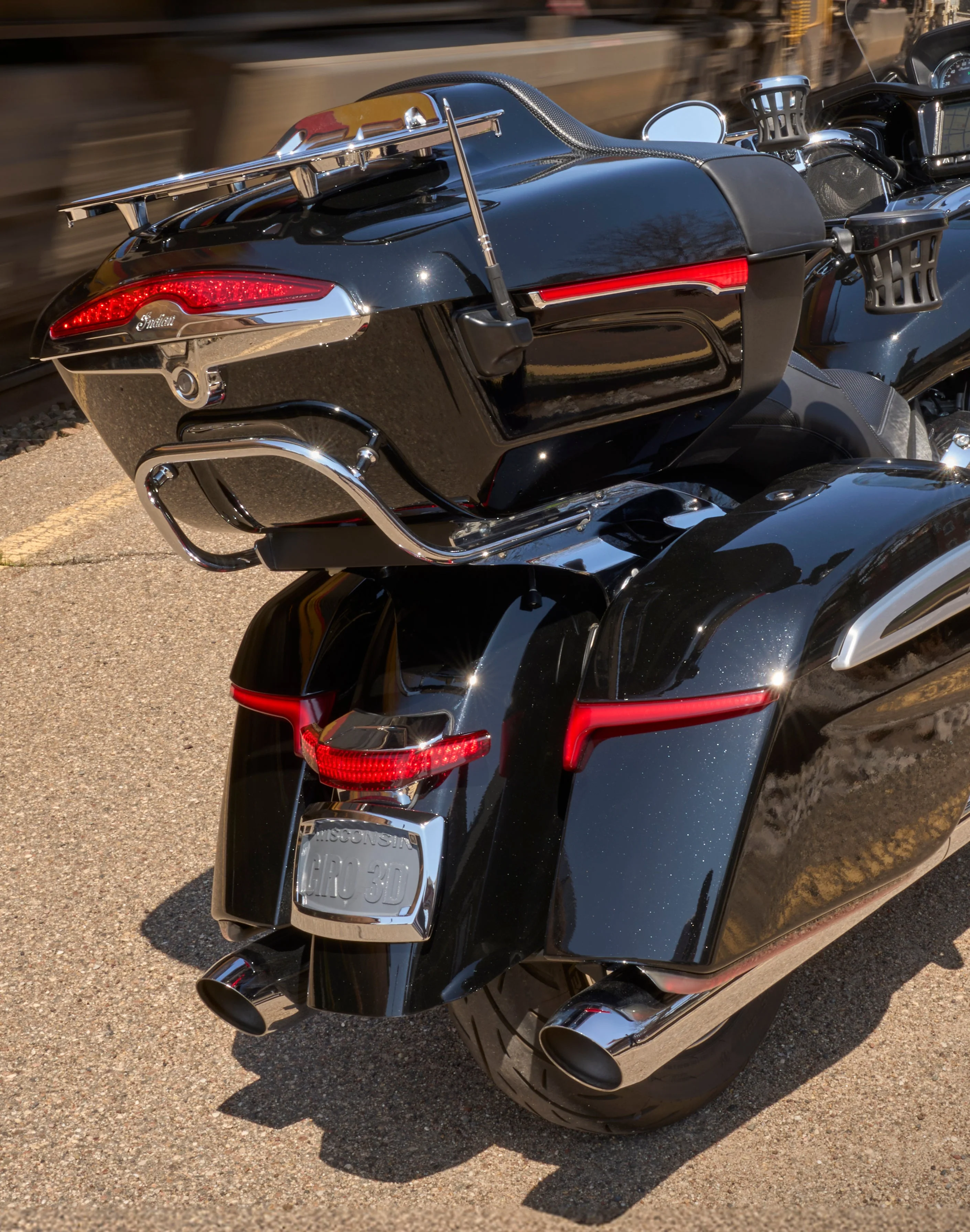 Latitude Tail Light & Plate Mount + Lightstrike® for Indian - COMING SOON - Image 4