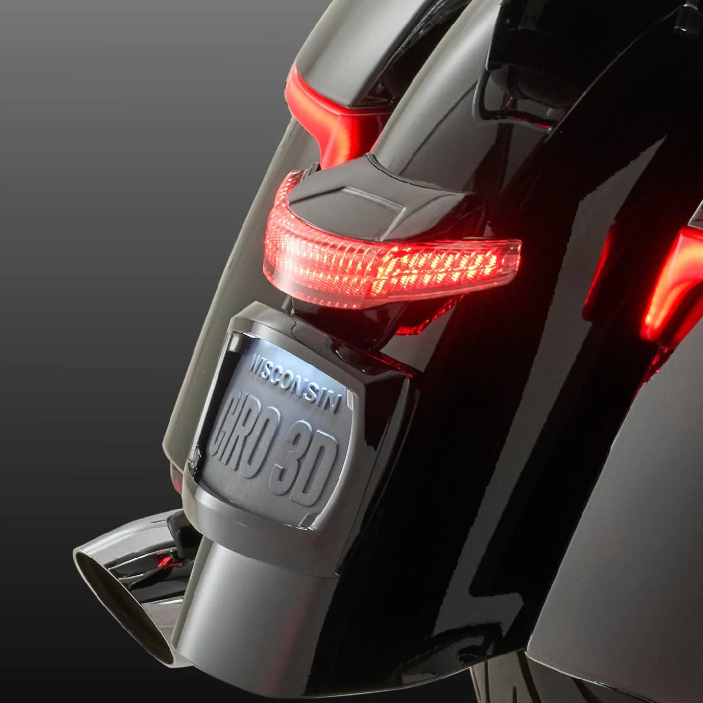 Latitude Tail Light & Plate Mount + Lightstrike® for Indian - COMING SOON - Image 6