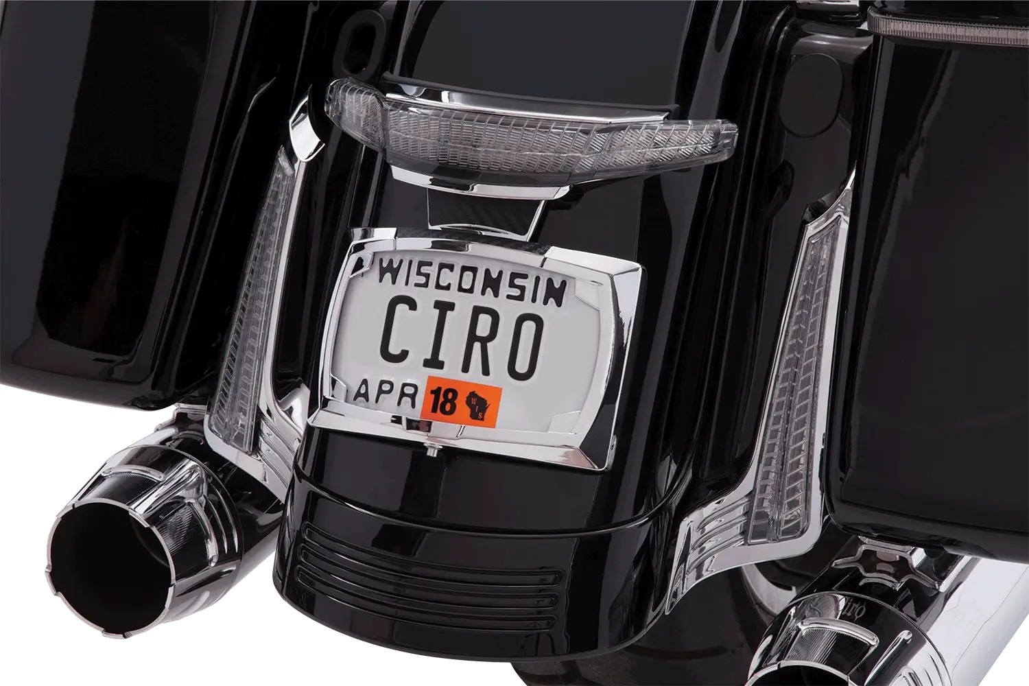 The Original LATITUDE Tail Light & License Plate Holder - Image 3