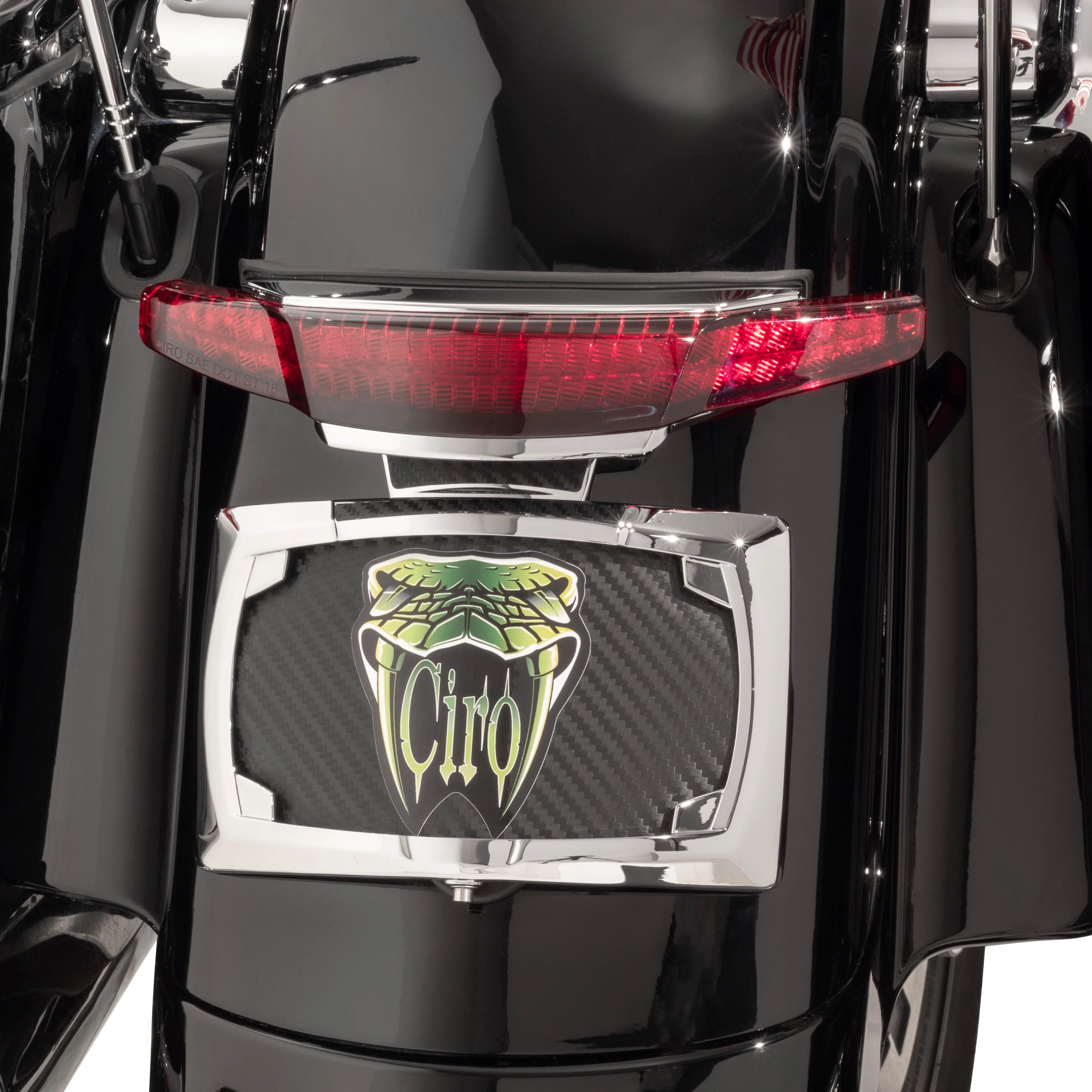 Latitude Tail Light & License Plate Holder with Lightstrike®