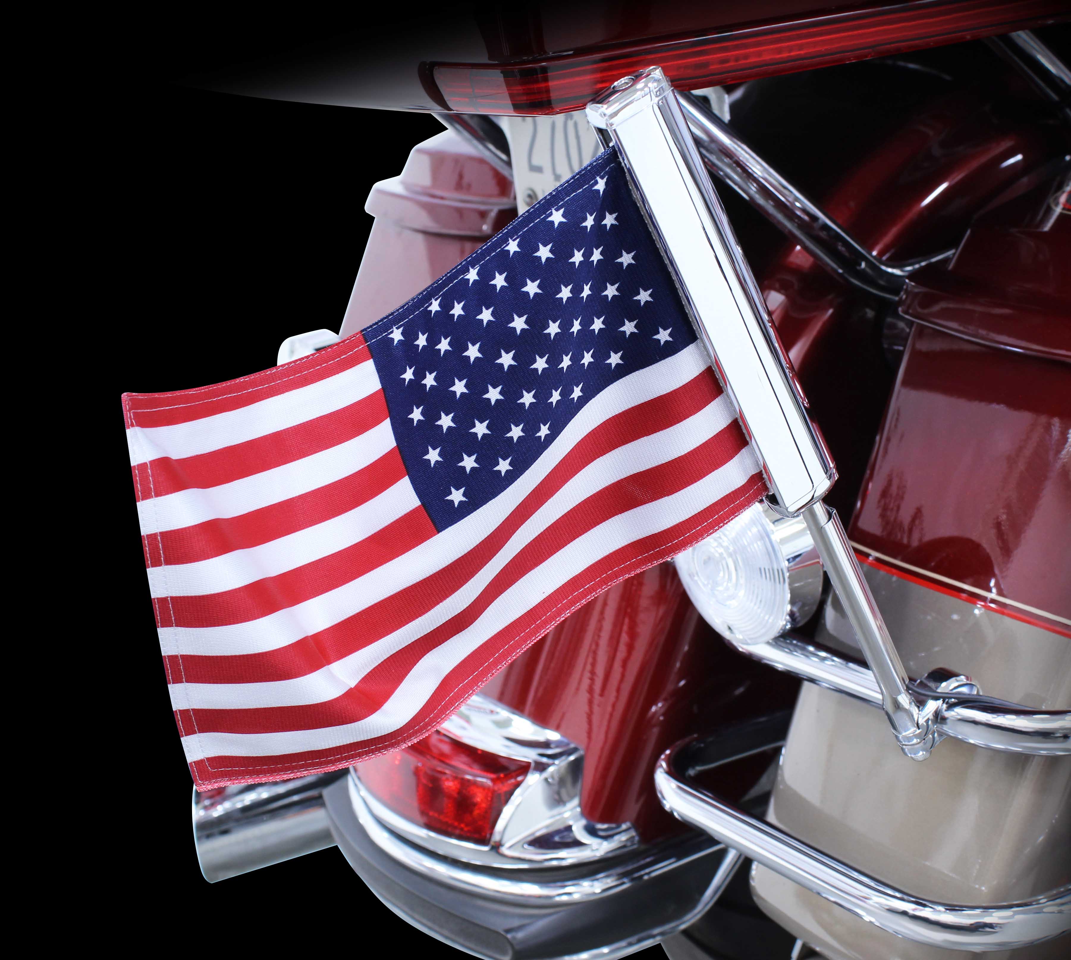 LED Lighted Flag Pole with American Flag - Image 4