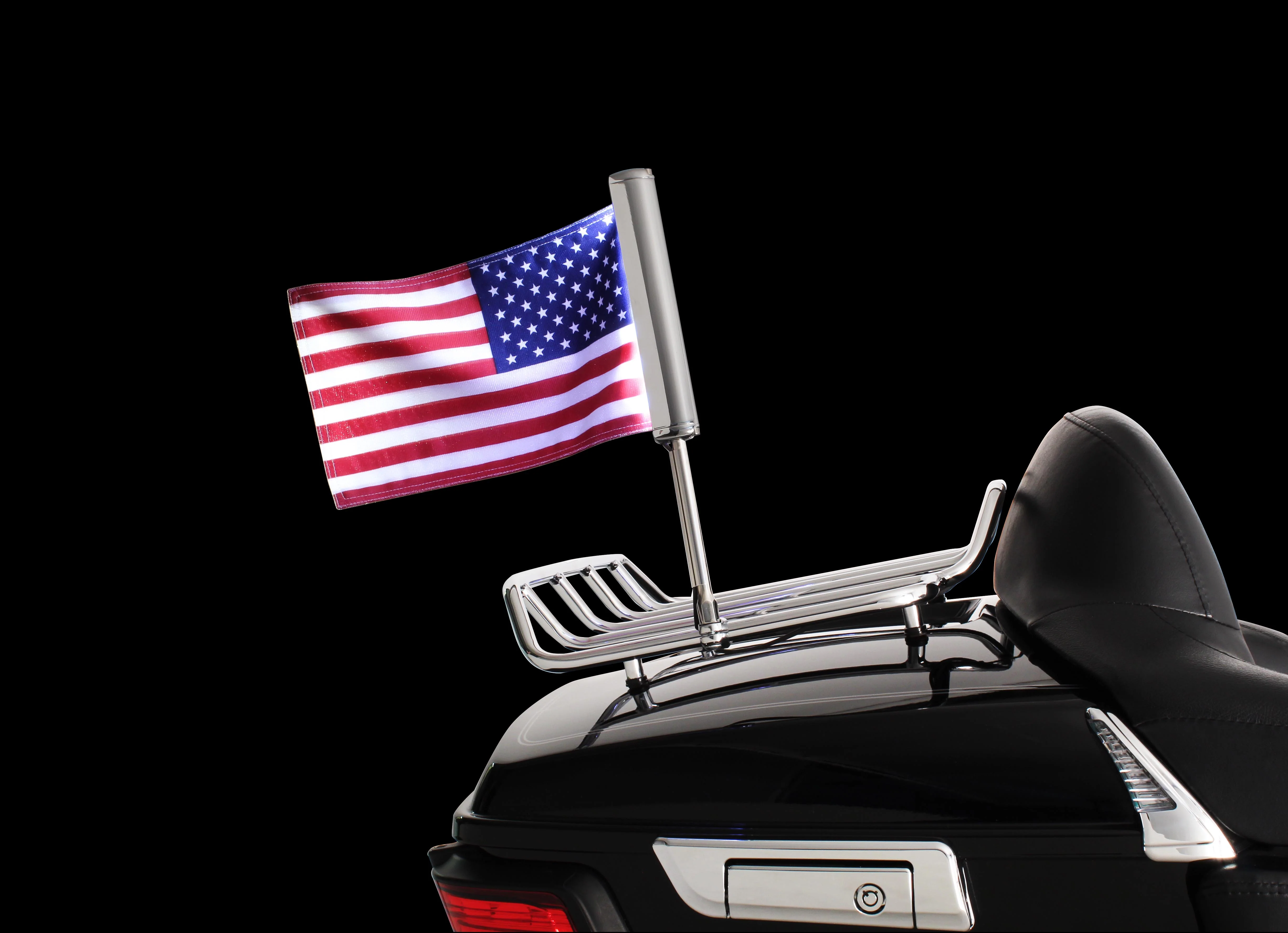 LED Lighted Flag Pole with American Flag - Image 5