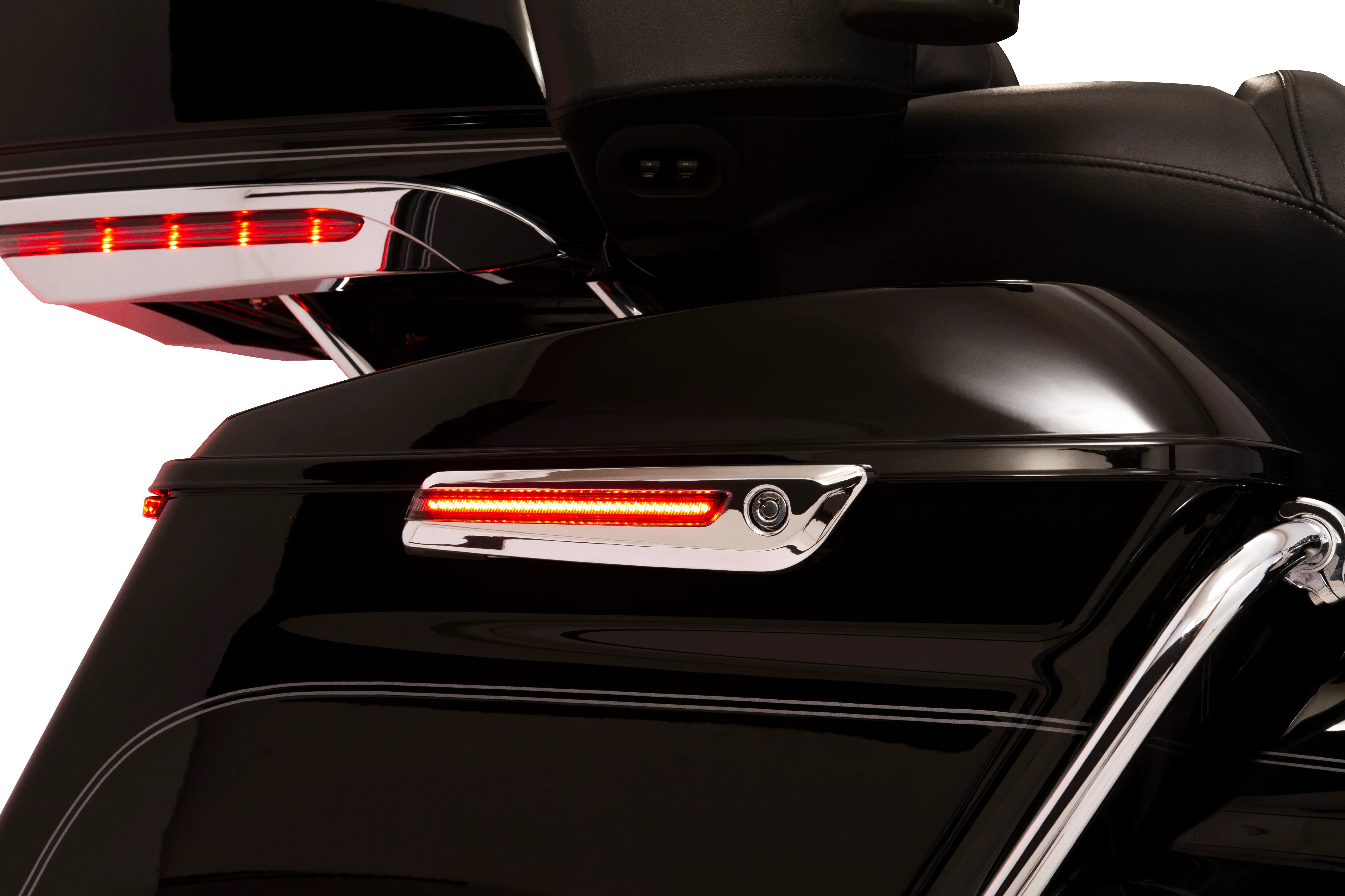 LED Lighted Saddlebag Hinge Covers - Image 3