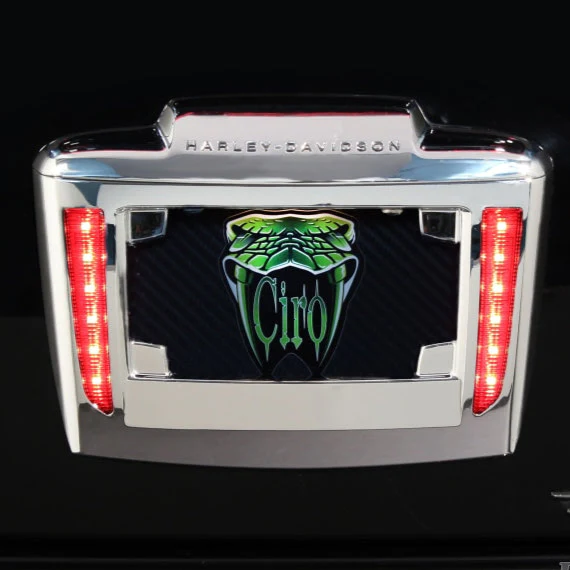 Lighted License Plate Frame for Tri Glide®