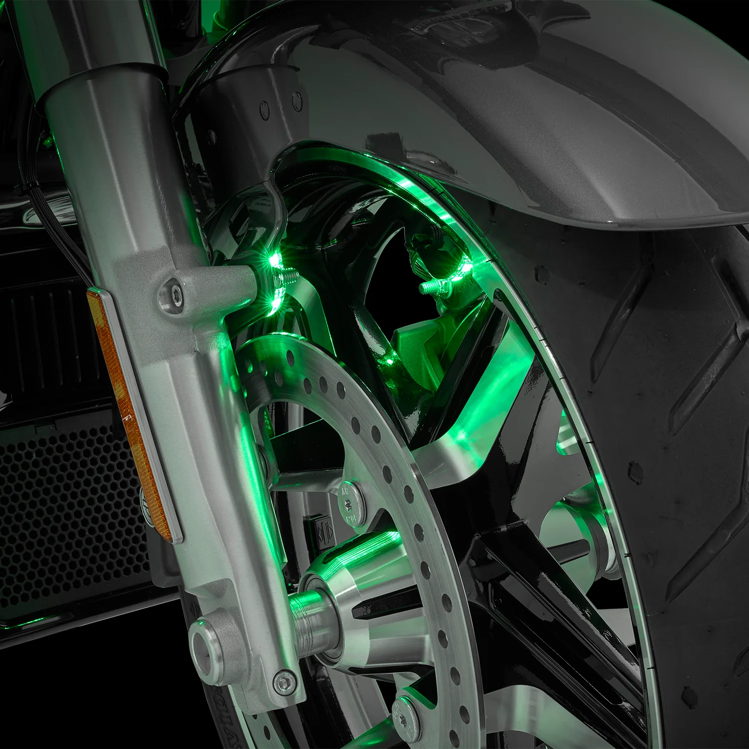 Shock & Awe® 3.0 / Fork Mounted Illuminators for H-D Touring